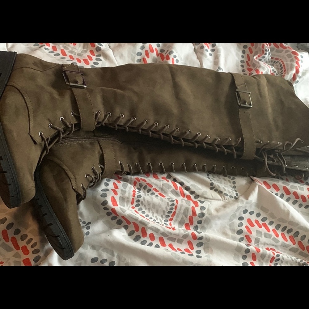 Thigh Combat Boots